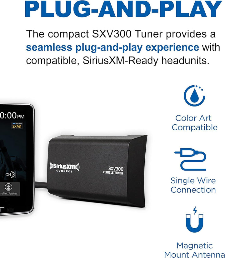 SXV300V1 Satellite Radio Vehicle Tuner - Add to Any -Ready Car Stereo