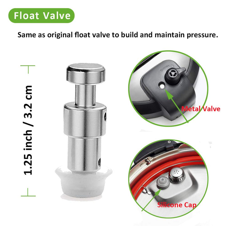 Steam Release Handle, Float Valve Compatible with Insta