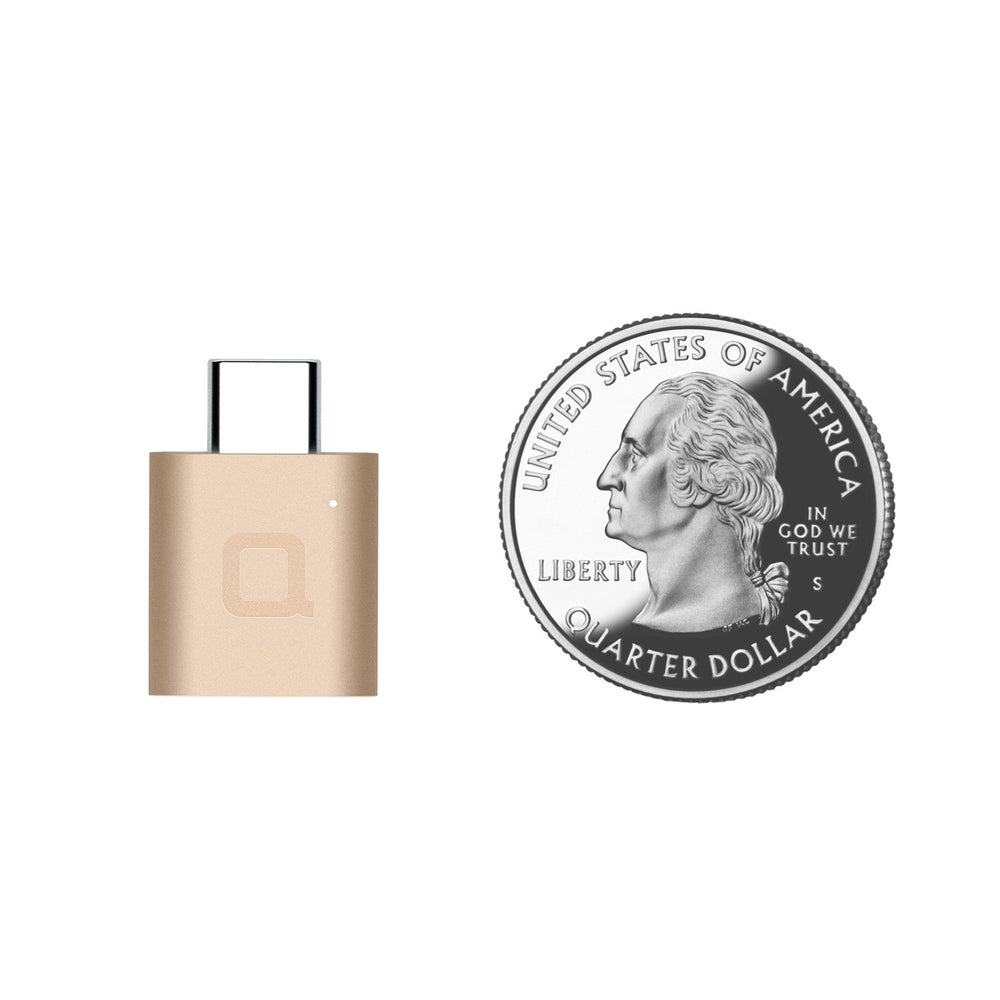 USB C to USB Adapter,USB-C to USB 3.0 Adapter,USB Type-C to USB,Thunderbolt 3 to USB Female Adapter OTG for MacBook Pro 2016,MacBook Air 2018,MacBook 12 inch,and More Type-C devices(Gold)