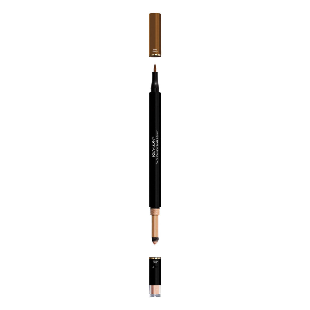 Revlon Colorstay Shape &amp; Glow Eye Brow Marker and Highlighter, Soft Brown (0.02 Oz (Marker), 0.008 Oz (Highlighter)),1 Count