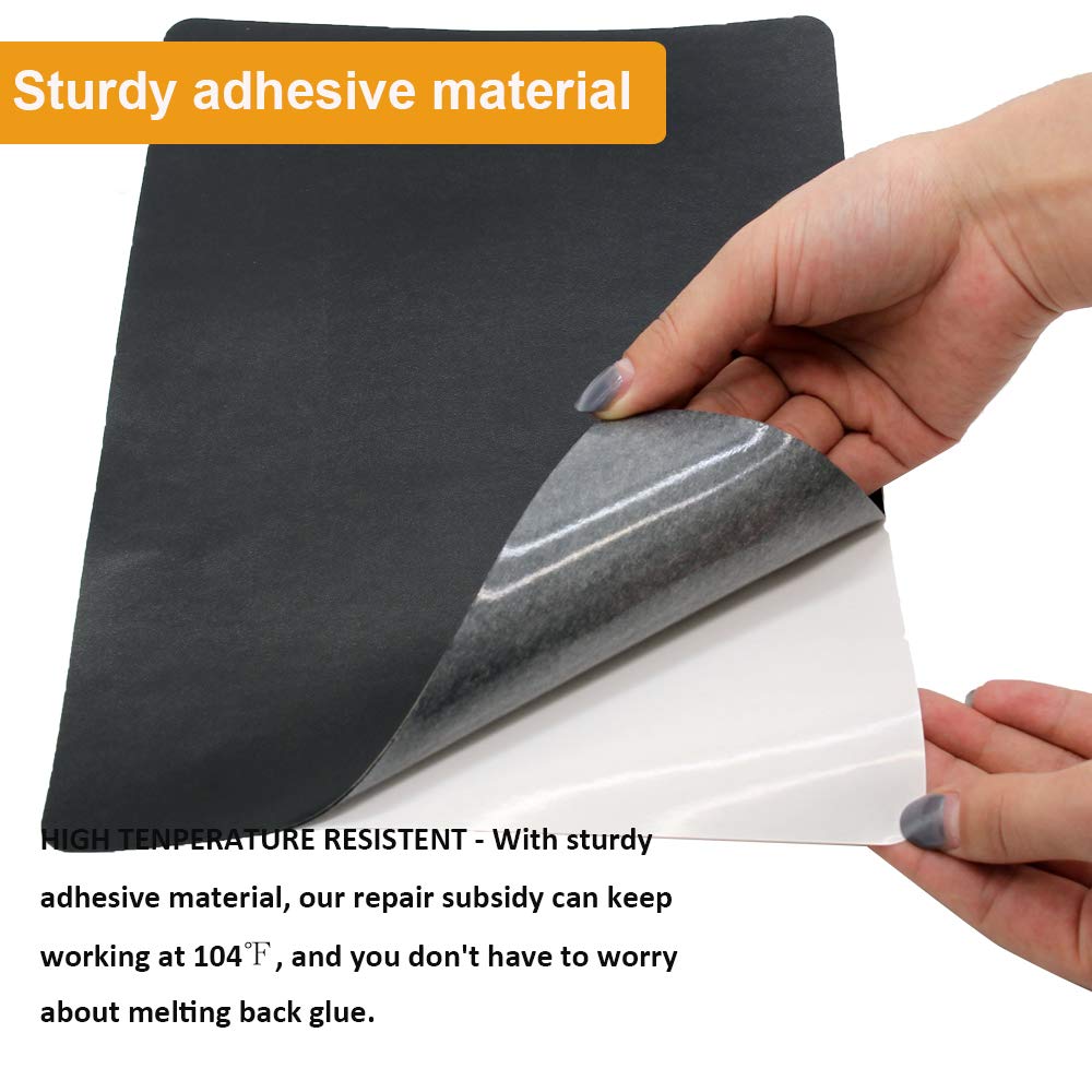 Leather Repair Patch Kits for Furniture, Car Seats Couches and Elbow Self-Adhesive Patch Tape for Leather and Vinyl Repair, 8x11 inch Leather Sofa Repair Kits