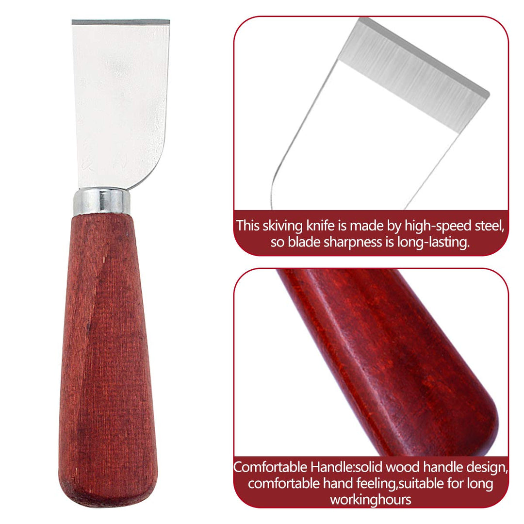 PLANTIONAL Metal Leather Skiver Set, 5 Kinds of Leather