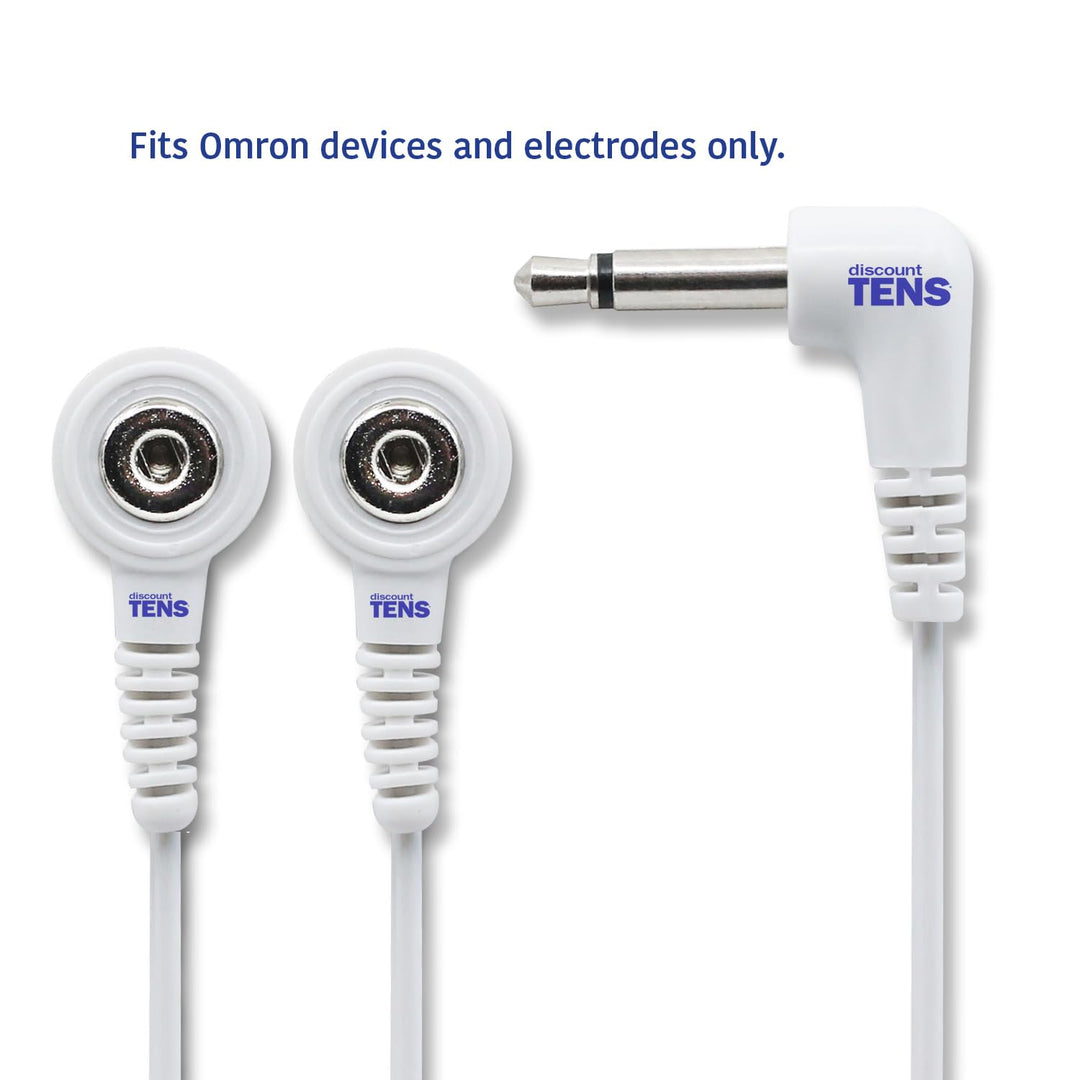 TENS Lead Wires Compatible with Omron Electrotherapy De