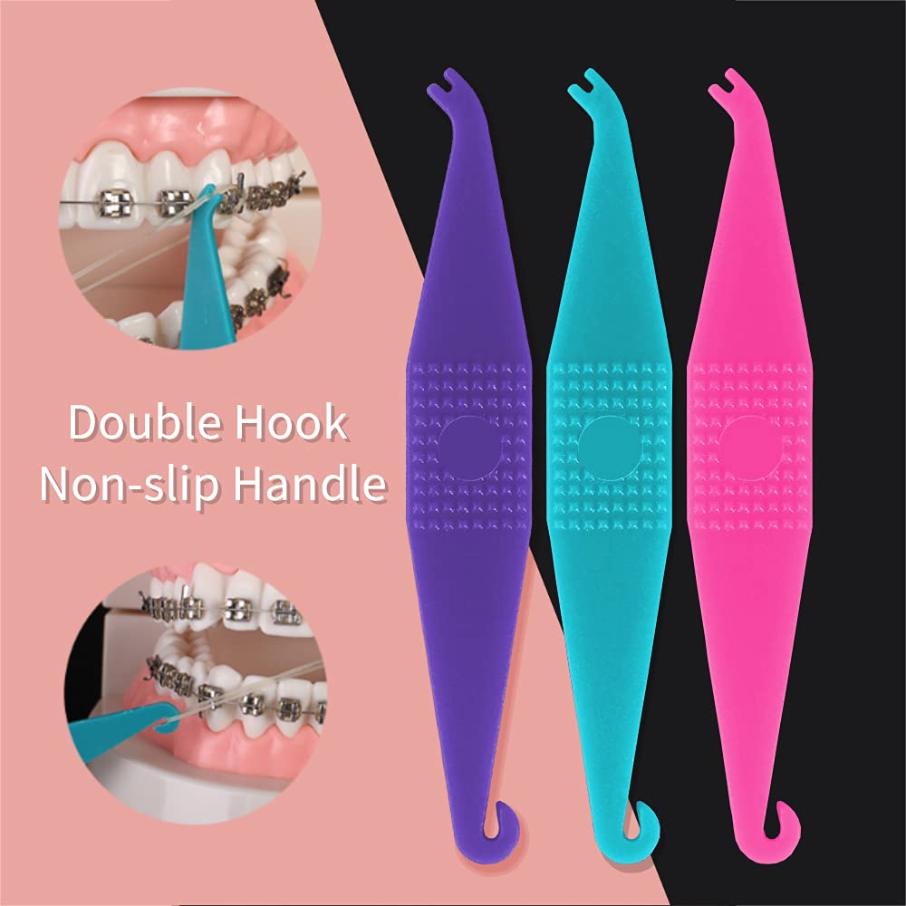 20 Pack Dental Elastic Rubber Bands Placers for Braces 