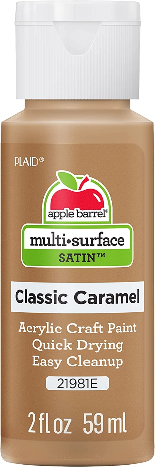 Multi Surface Acrylic Paint, 2 oz, Classic Caramel 2 Fl Oz
