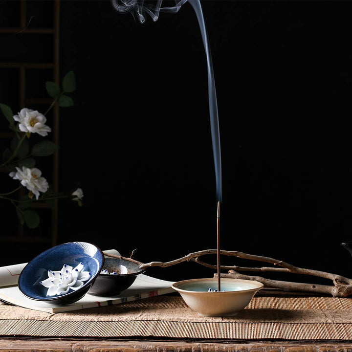 uniidea Incense Holder Ceramic Incense Burner Lotus Inc