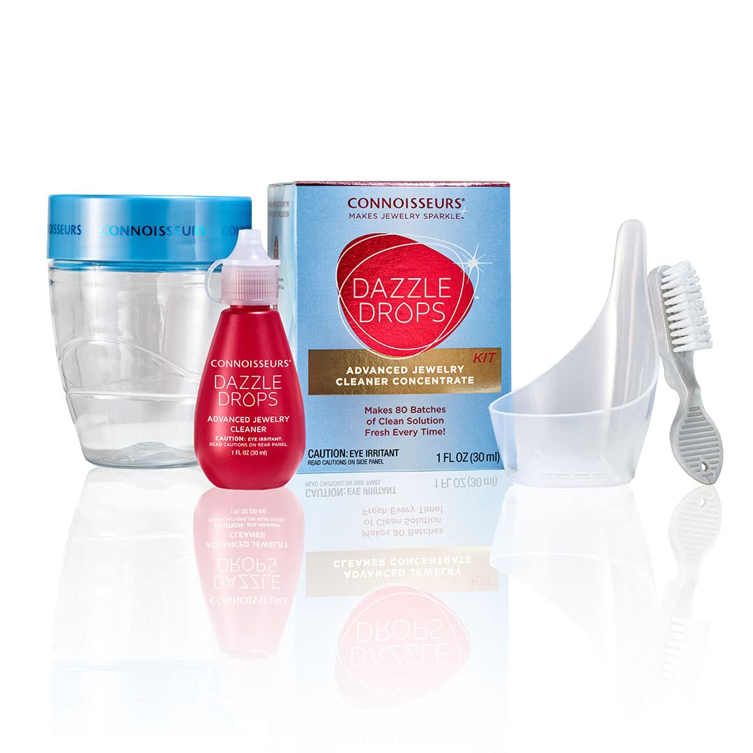 Advanced Dazzle Drops, Jewelry Cleaner Concentrate Solution, 1 Ounce
