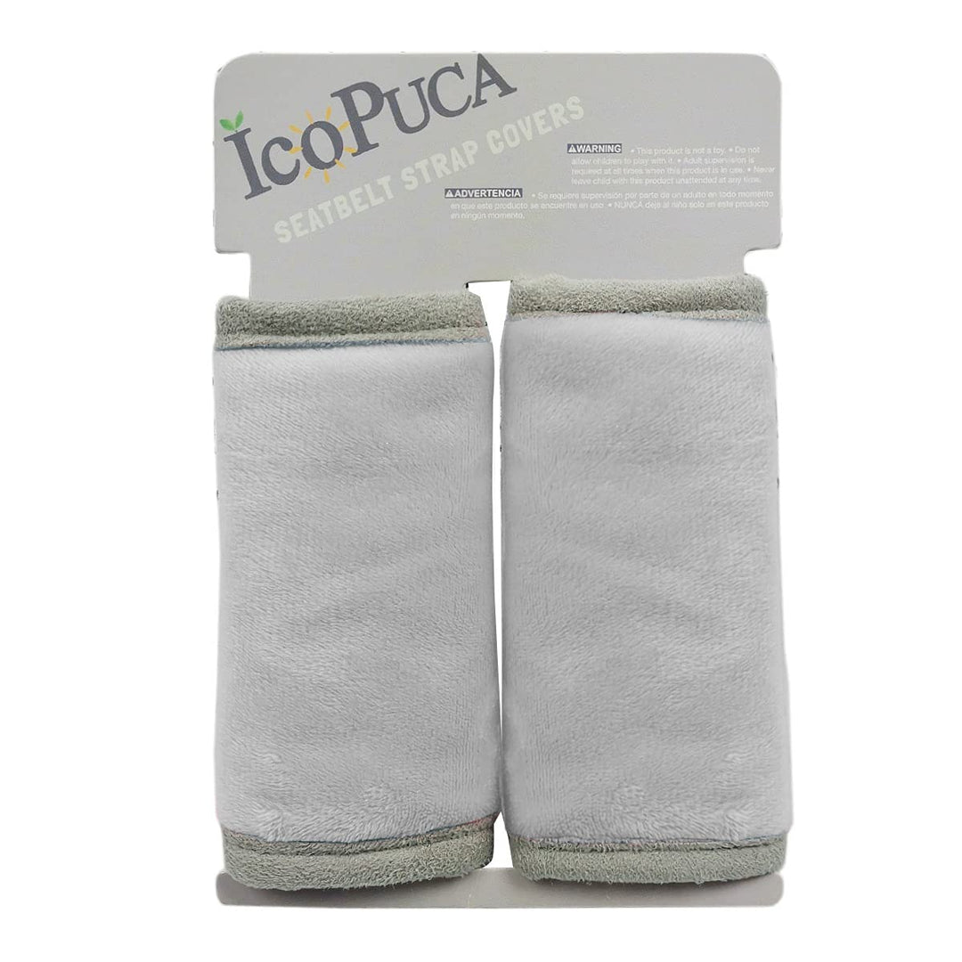 Car Seat Strap Covers for baby kids, Seat belt covers strap pads cushion for boy girl, protect neck and shoulder rubbing, anti-slip design, universal for Stroller/Carrier/Pushchair grey