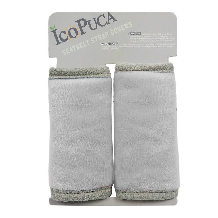Car Seat Strap Covers for baby kids, Seat belt covers strap pads cushion for boy girl, protect neck and shoulder rubbing, anti-slip design, universal for Stroller/Carrier/Pushchair grey
