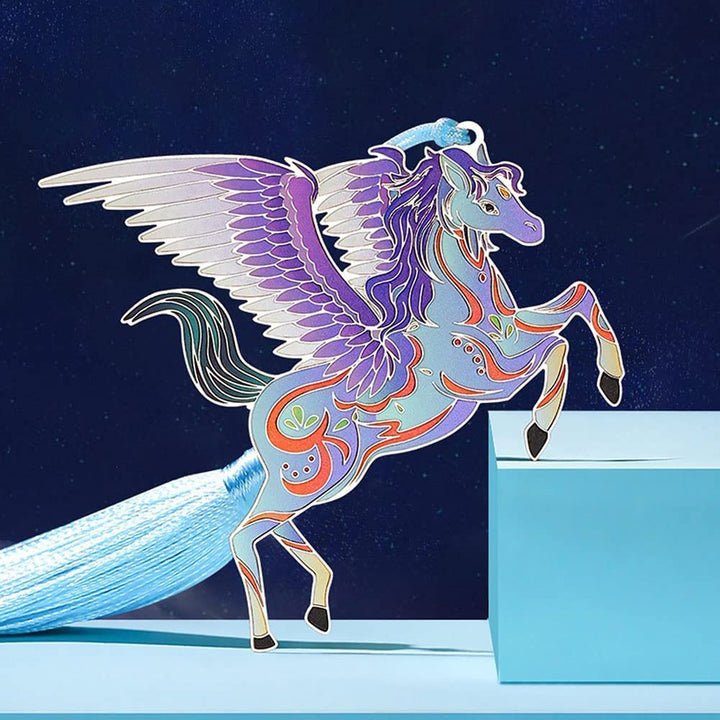 Unicorn Bookmark Cute Metal Bookmarks for Kids Book Lovers Girls Exquisite Anime Book Markers Readers Gift Best Friends -U2
