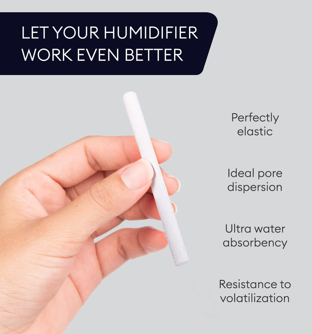 Humidifiers Cotton Sticks Filter Replacement - Portable Wicks Refill Sponges for USB Mini Humidifiers in Bedroom, Office, Car, Home (10 PCS)