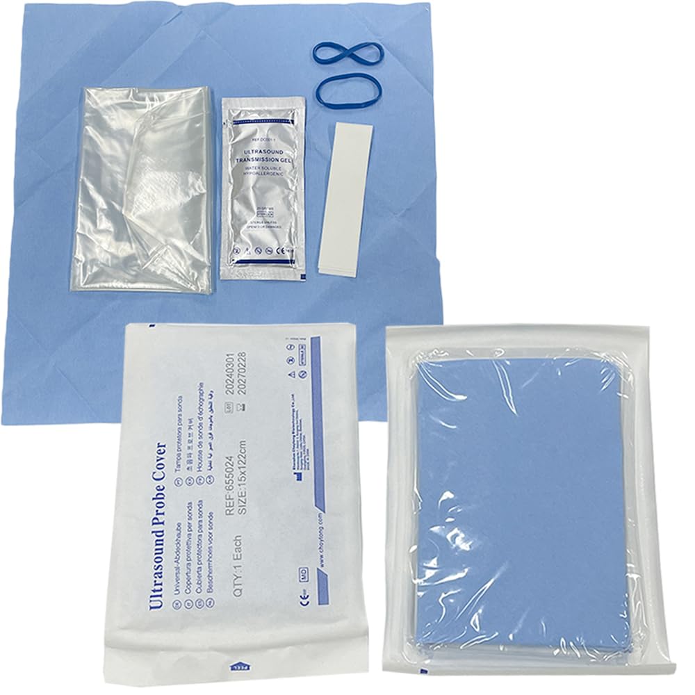 Ultrasound Probe Cover - Latex-Free Sterile Disposable Clear, 6 in x 48 in, Individual Packaging (10 Pcs/Package)