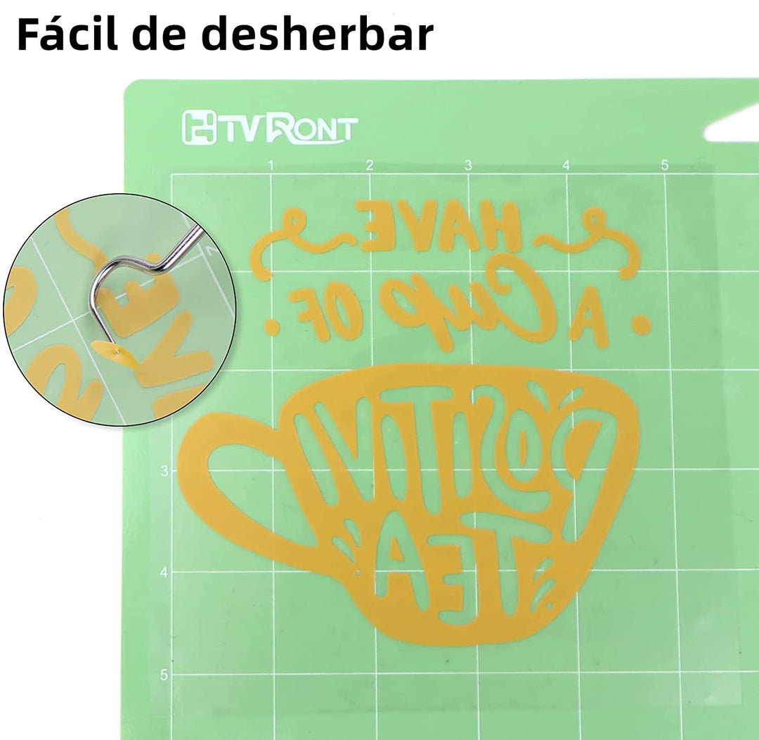HTVRONT HTV Vinyl Rolls Heat Transfer Vinyl - 12 x 5ft Gold HTV Vinyl for Shirts, Iron on Vinyl for All Cutter Machine - Easy to Cut & Weed for Heat Vinyl Design (Gold)