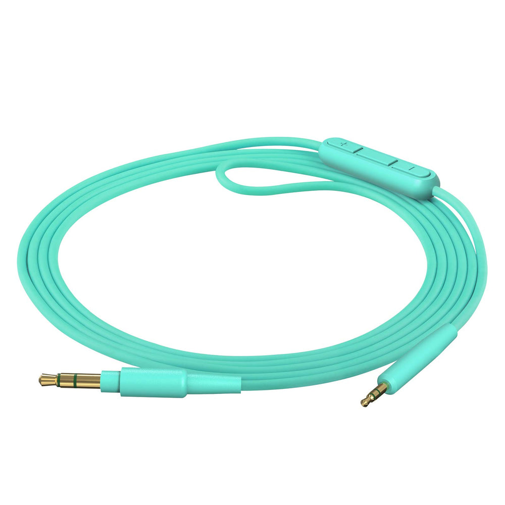 Geekria Audio Cable with Mic Compatible with Bose QuietComfort Ultra, QCSE, QC45, QC35 Gaming II, 700ANC Headphones Cable, 2.5mm to 3.5mm Replacement Stereo Cord with Inline Microphone (4ft/1.2m)