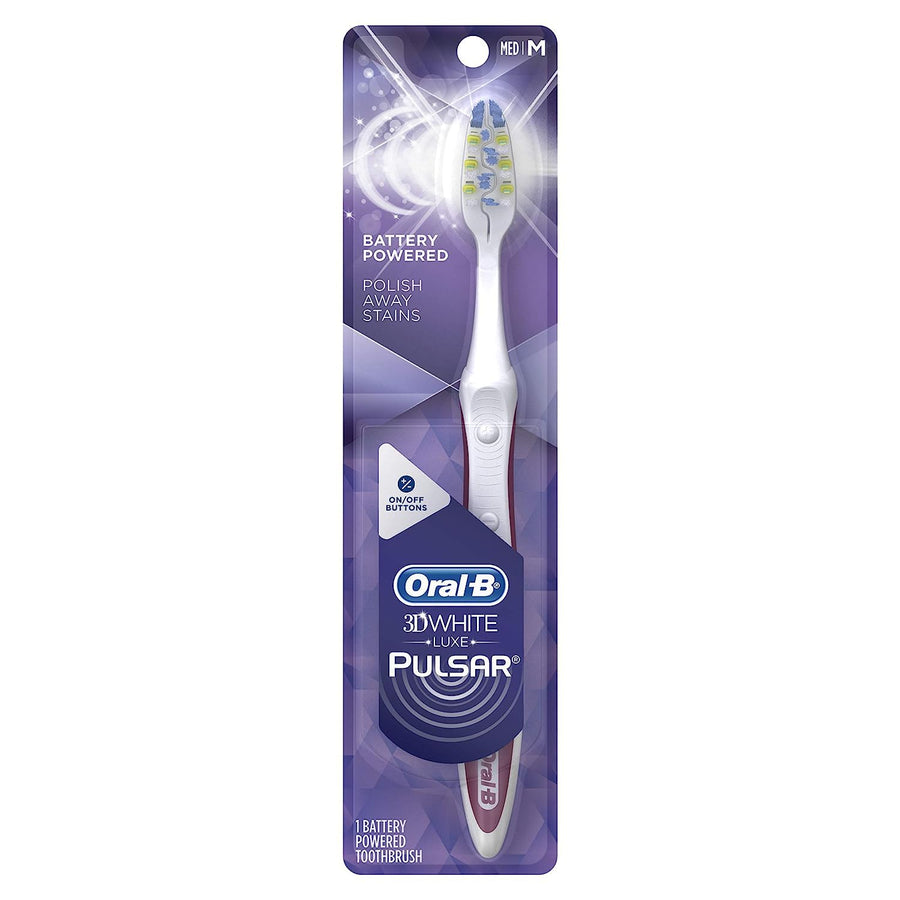 Oral-B Pulsar 3D White Advanced Vivid Toothbrush Medium