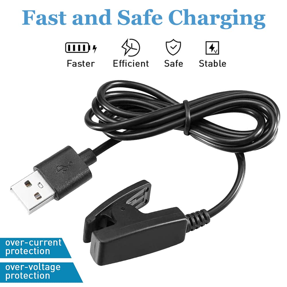 Compatible with Garmin Forerunner 235 Charger, Replacement Charging Cable Clip Cord for Garmin Forerunner 235 Smartwatch