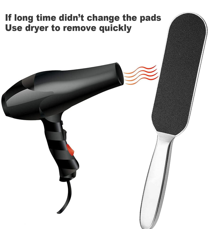 40 Pieces Feet File Replacement Pads| Refills Abrasive Pedicure File Pads Removable Glue For Stainless Steel Foot Grater,80/150 Mesh,20 PCS OF 80 Mesh,20 PCS OF 150 Mesh