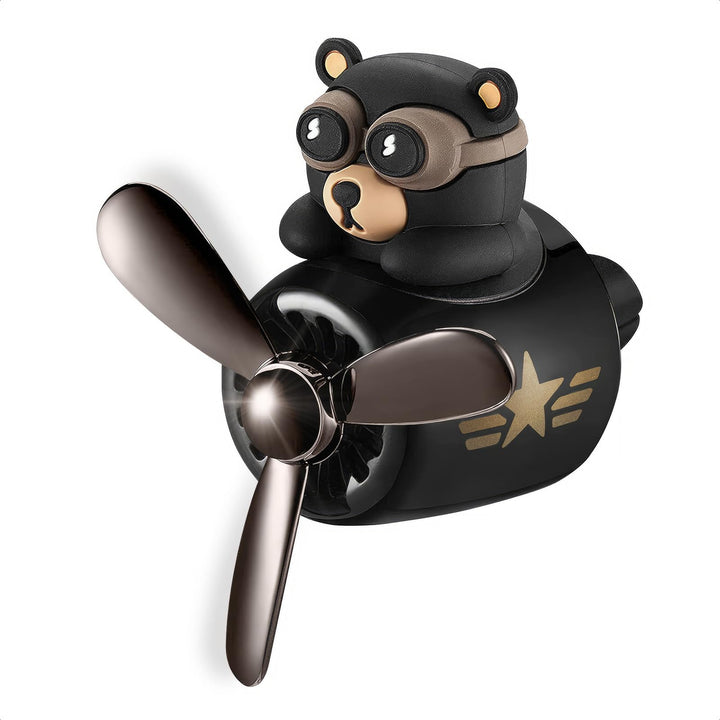 Teddy Pilot Car Air Freshener - Bear Airplane Car Vent 