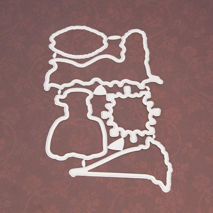 Mermaid Compass Ship Captain Lighthouse Pearl in Shell Clear Stamps and Dies Set, 6.1 by 7.5 Inch, DIY Scrapbooking Card Making Paper Crafts Silicone Stamps and Dies