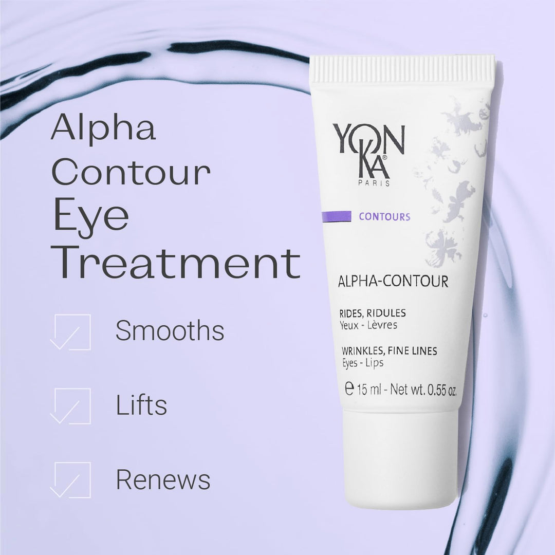 YonKa Alpha-Contour 0.55 oz. 15 ml Anti Wrinkles Fine Lines for Eyes - Lips 2012 New Design Packaging