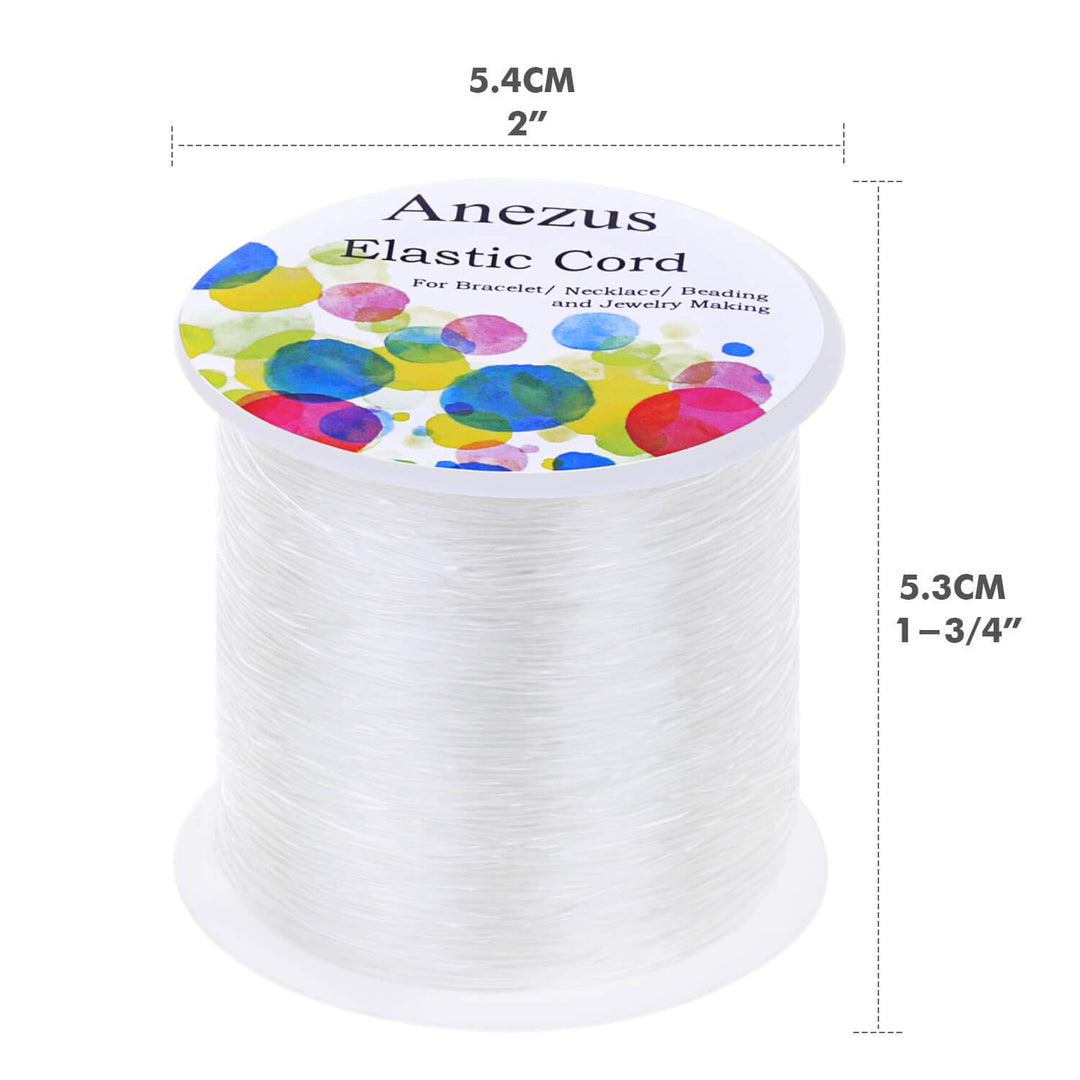 Elastic String for Bracelets, Anezus 1mm Elastic Bracel