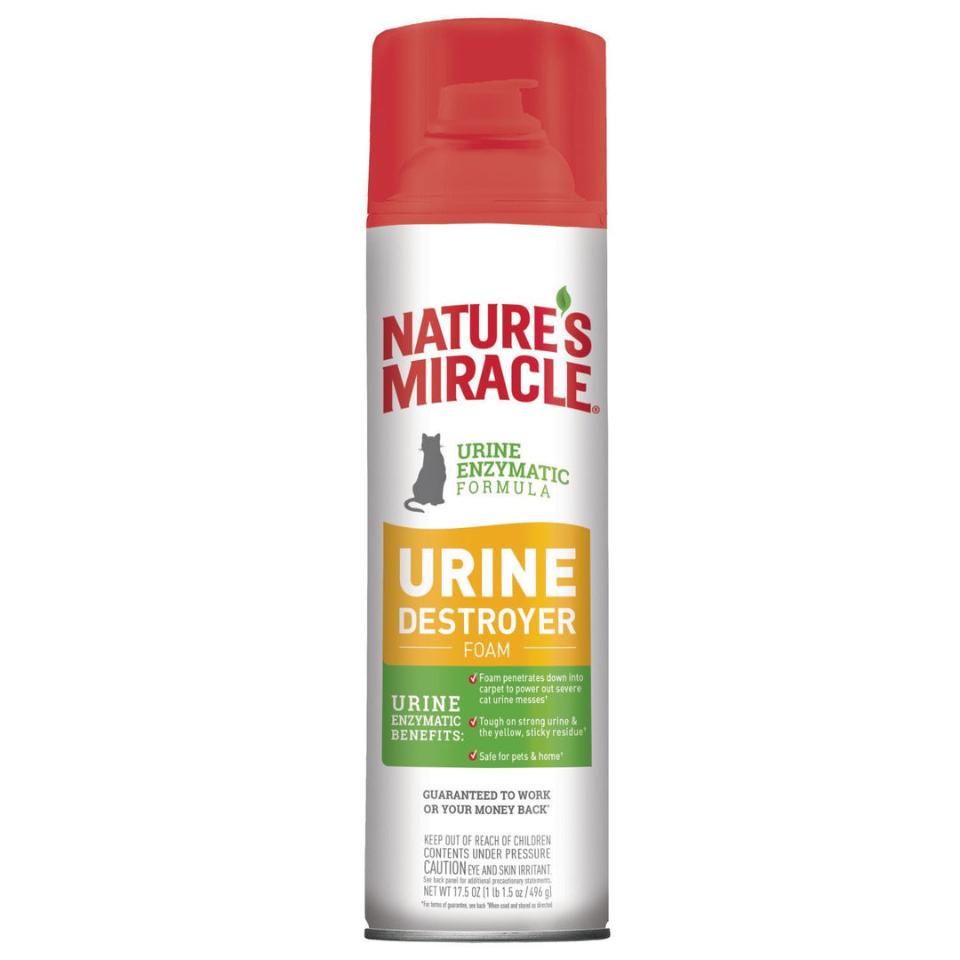 Nature&#39;s Miracle Cat &amp; Dog Urine Destroyer Foam Aerosol Sprays