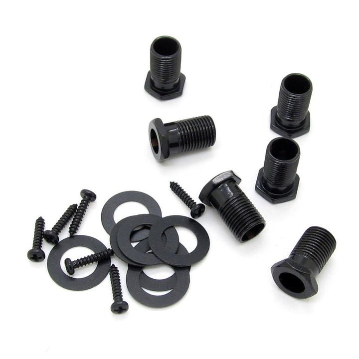 6R Right Black Electric Guitar String Tuning Pegs Keys Tuners for Strat Tele