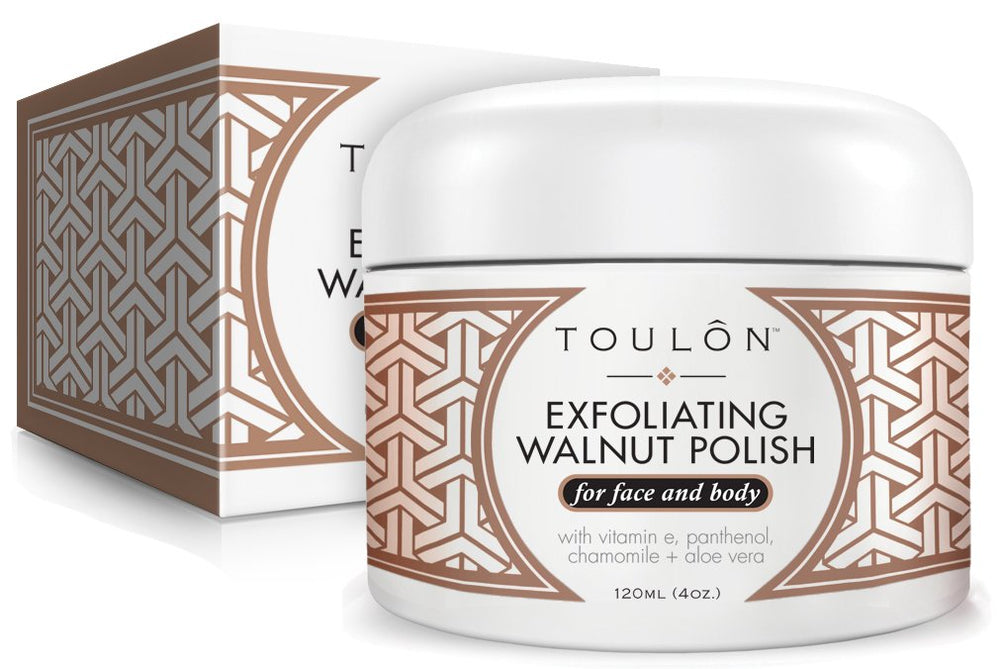 Natural Exfoliating Facial Scrub. Exfoliator Walnut Scr