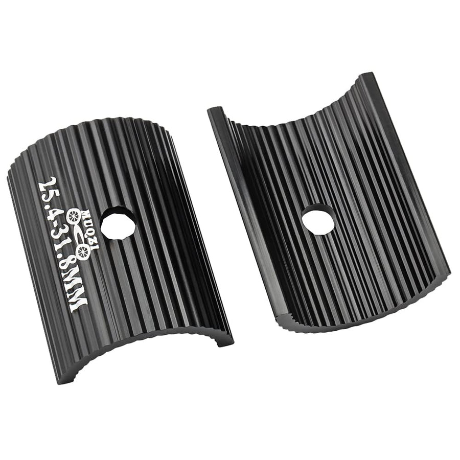 Bike Handlebar Shim, Aluminum Alloy Bicycle Handle Bar Spacer Sheet clamp 25.4 to 31.8mm Conversion Shims Adapter for MTB Cycling, Black