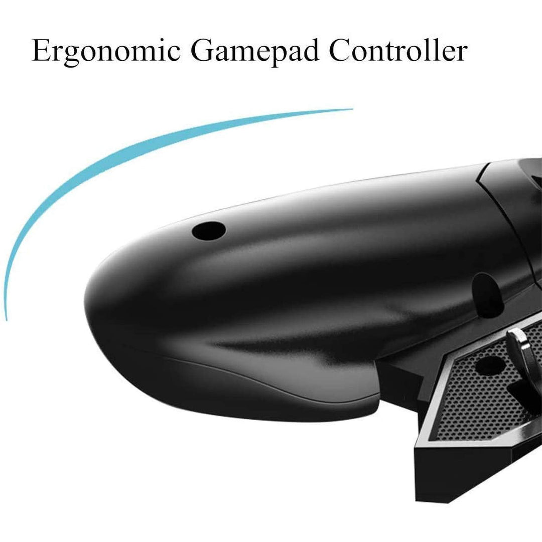PUBG Mobile Game Controller, [Upgrade] 6 Finger Trigger Phone Controller Gamepad with Cooling Gamepad for Shooter Sensitive Aim Trigger for Android &amp; iOS for Knives Out/Rules of Survival