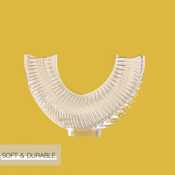 U Shaped Kids Toothbrush 4 Pack, U-Type Whole Mouth Too