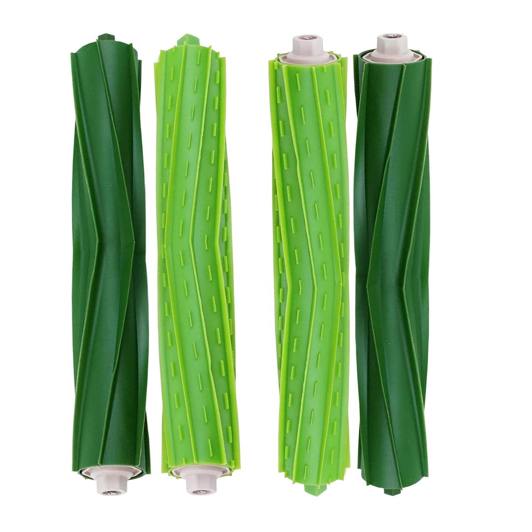 Fuyoda 2 Set Replacement Parts Roller Brushes Compatible for iRobot Roomba E&amp;I Series J7 J7+ i7 i7+ i3 i4 i6 i6+ i8 i8+Plus E5 E6 E7 Vacuum Cleaner Replacement Parts Accessory, Rubber Brush