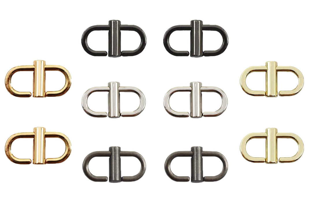 Adjustable Metal Buckles for Chain Strap Bag, Chain Links Tiny Clip to Shorten Length of Metal Chain (Pack of 5)