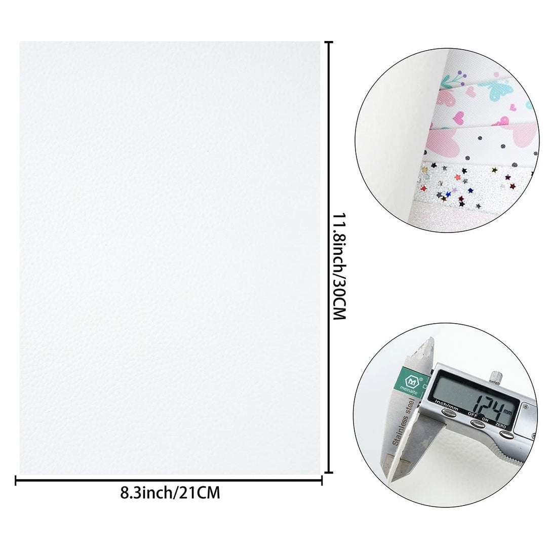 6 Pieces/Set 8x12 Inch (21cm x 30cm) A4 Bundle Leather 