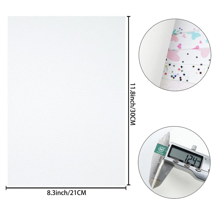 6 Pieces/Set 8x12 Inch (21cm x 30cm) A4 Bundle Leather 