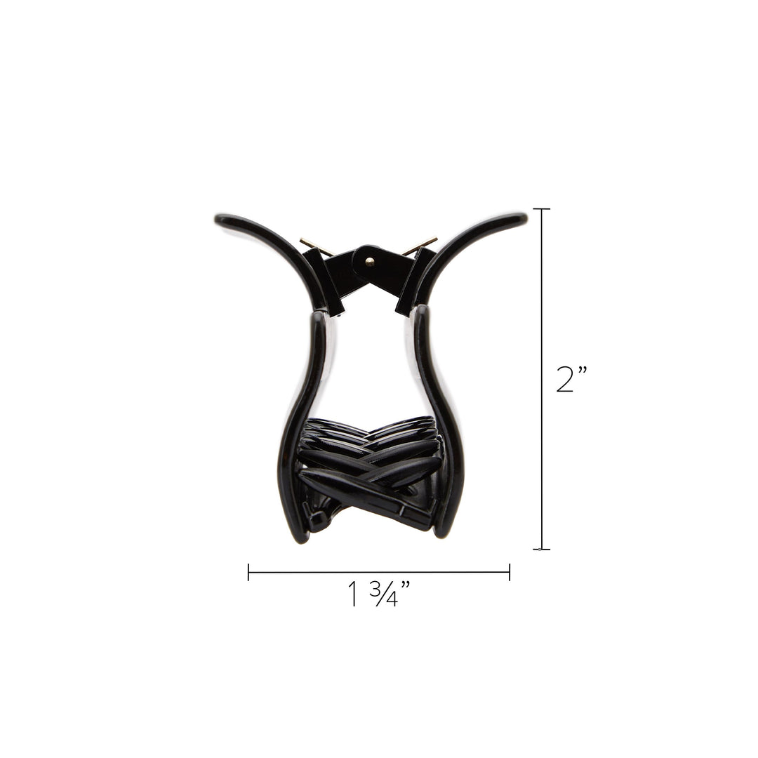 Large Cutout Rectangle Jaw - Nacro Black