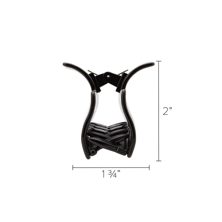 Large Cutout Rectangle Jaw - Nacro Black