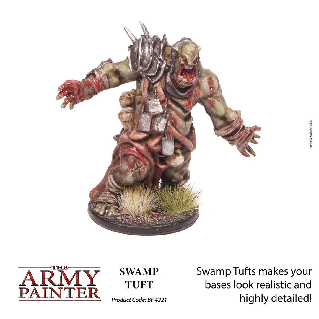 Tufts - Battlefield Tufts: Swamp Tuft, 77 Pcs, 3 Sizes -Terrain Model Kit for Miniature Bases &amp; Model Grass Tufts -Diorama Supplies &amp; Diorama Grass for Mini Basing &amp; Gaming Scenery