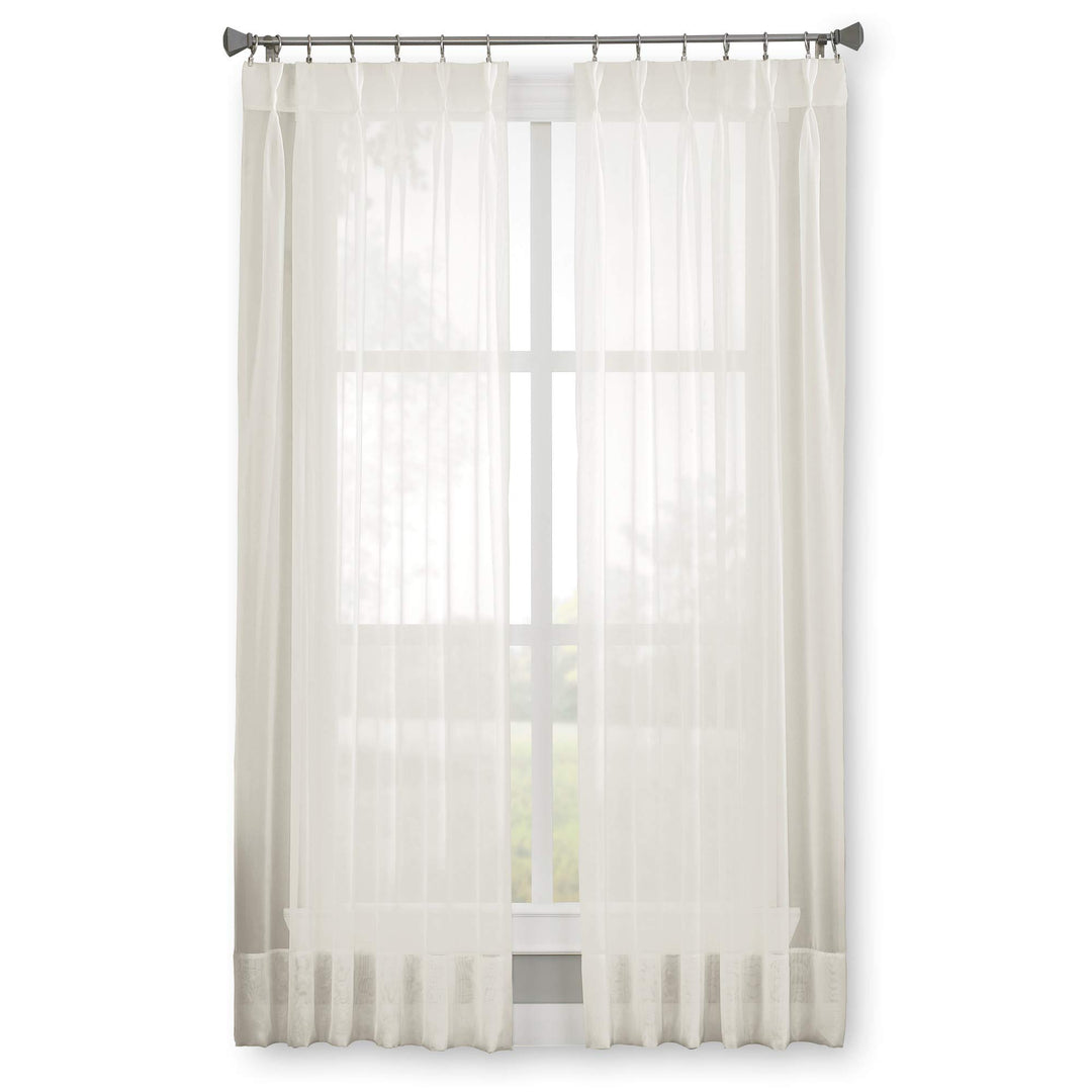Curtainworks Soho Voile Sheer Pinch Pleat Curtain Panel