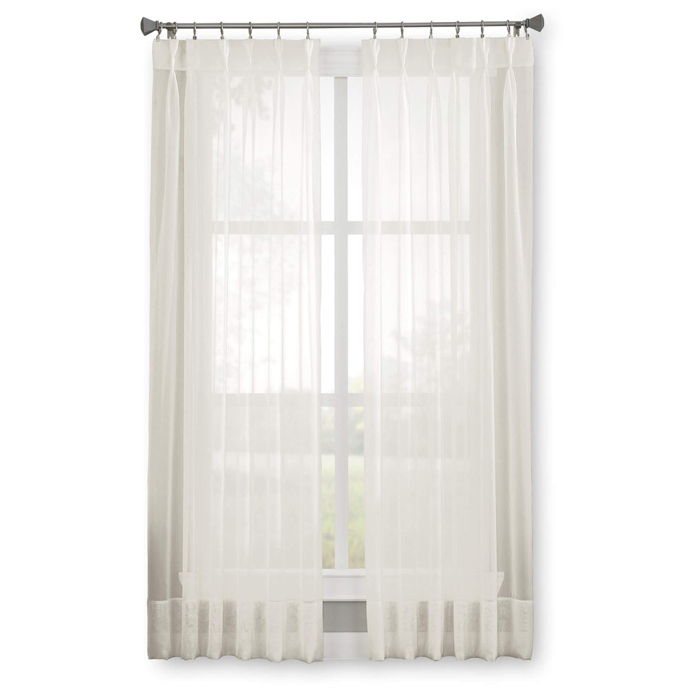 Curtainworks Soho Voile Sheer Pinch Pleat Curtain Panel