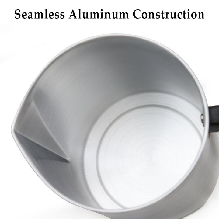 Candle Making Pouring Pot, 4 pounds, Dripless Pouring Spout &amp; Heat-resisting Handle Designed Wax Melting Pot, Aluminum Construction Candle Making Pitcher