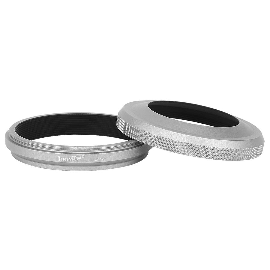 Haoge LH-X51W 2in1 All Metal Ultra-Thin Lens Hood with 