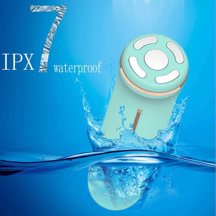 Sonic Facial Cleansing Brush,Vibrating Face Scrubber,IPX7 Waterproof Silicone Electric Face Cleansing Brush Device,5 Speed Modes, Rechargeable,Deep Cleaning for All Skins (Blue)