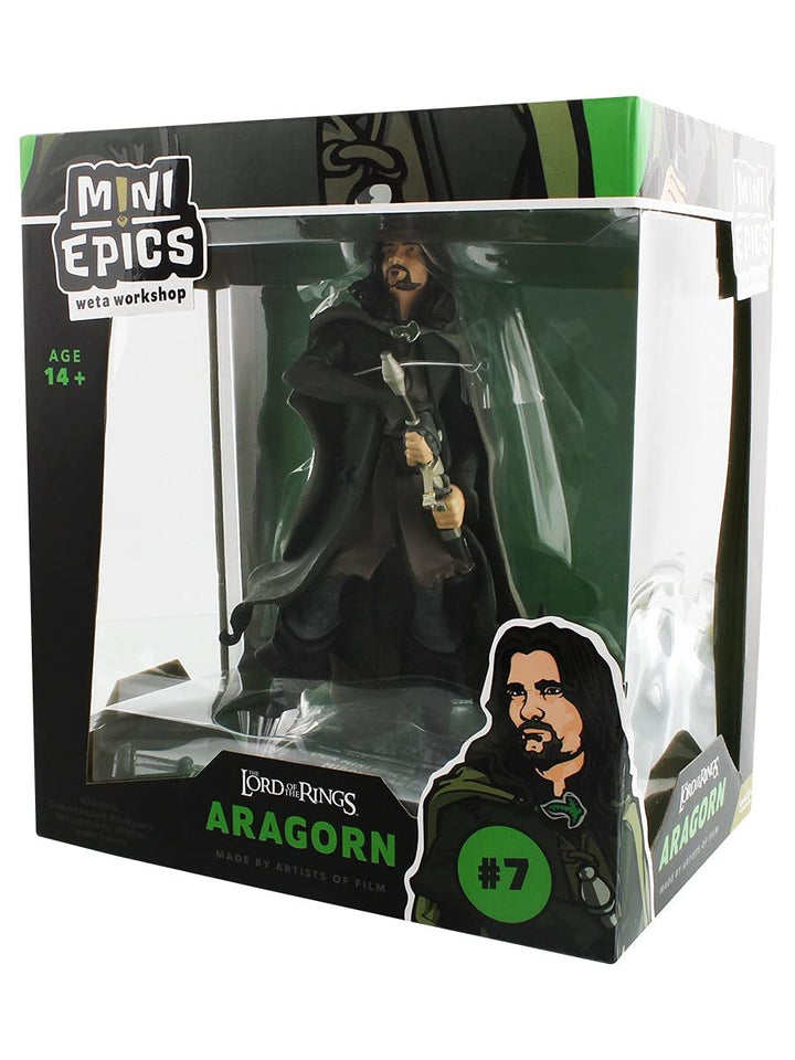 Collectibles Lord of The Rings Mini Epics Vinyl Aragon 12 cm Figures, Gray, Standard