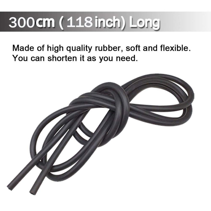 Universal Windshield Washer Nozzle Fluid Hose Kit 3 Meters with 12 Pcs Hose Connectors Suitable for Most of Car Washer Fluid Tubing