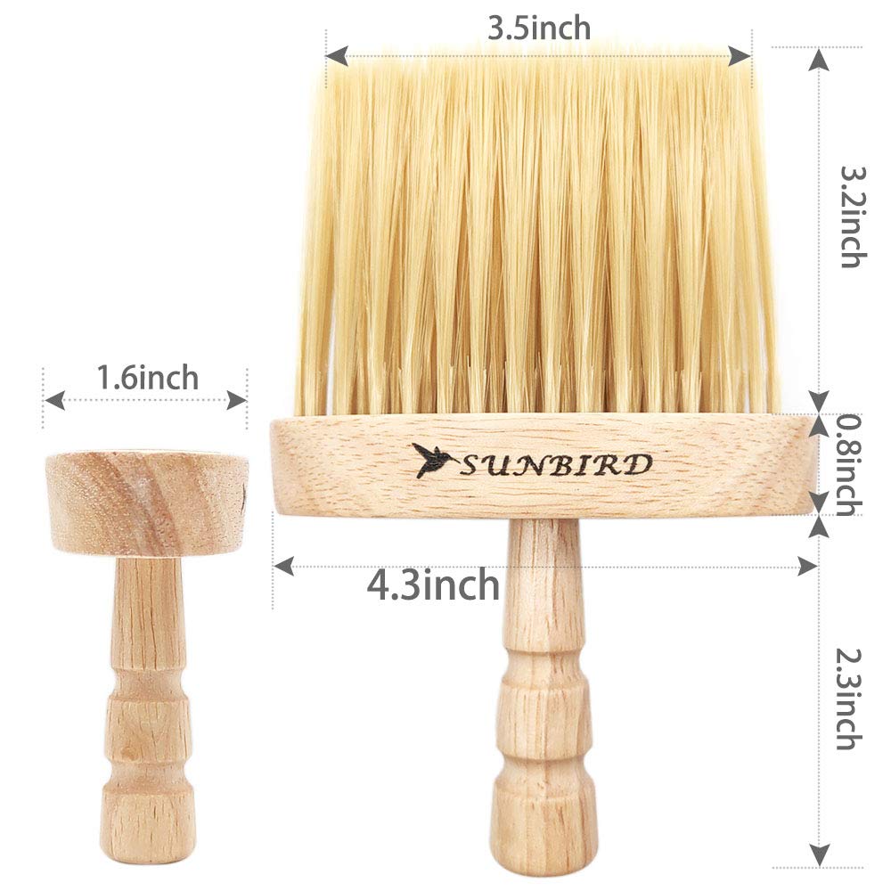 Volume Up FaQiLi(684) Wood,Neck Duster,Hair Brushes For Women,Hair Brush,Neck Brush For hair.