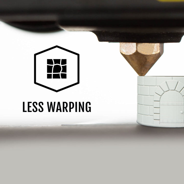 Matte PLA 3D Printer Filament, Dimensional Accuracy +/- 0.03 mm, 1 kg Spool, 1.75 mm, White