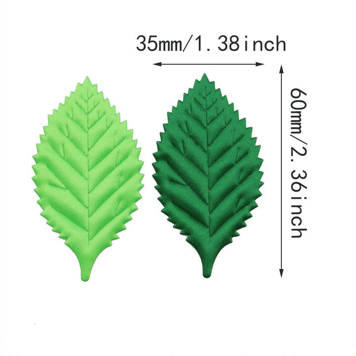 ITROLLE Artificial Leaf 100PCS Fake Fabric Leaves for S