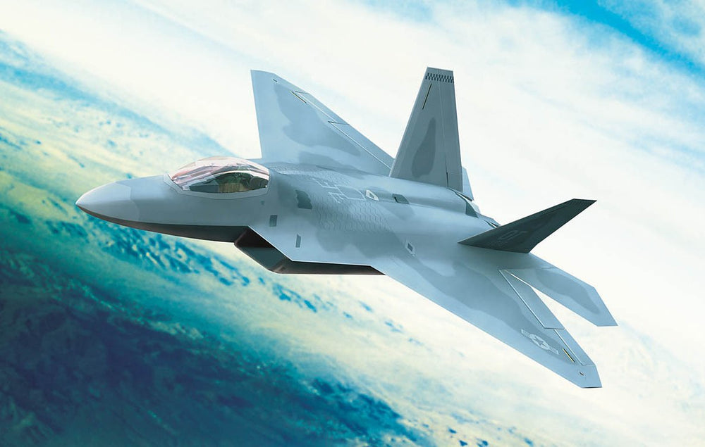 F-22 Raptor Jet Fighter Airplane Model Building Kit