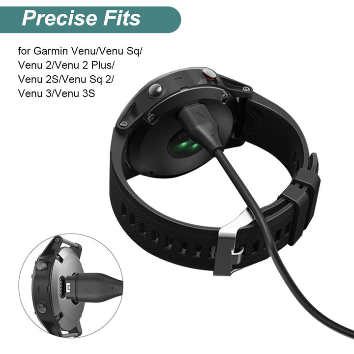 Kissmart Charger for Garmin Venu/Venu Sq/Venu 2/Venu 2 